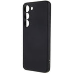 For Samsung Galaxy S23 Liquid Silicone Texture Soft TPU Phone Case Arc Edge 2.0mm Thick Drop Protection Back Cover