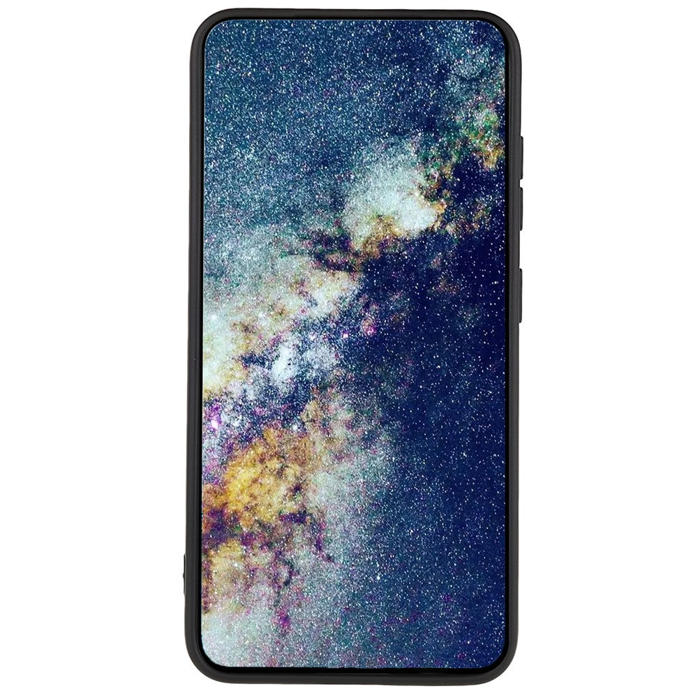 For Samsung Galaxy S23 Liquid Silicone Texture Soft TPU Phone Case Arc Edge 2.0mm Thick Drop Protection Back Cover