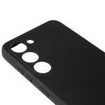 For Samsung Galaxy S23 Liquid Silicone Texture Soft TPU Phone Case Arc Edge 2.0mm Thick Drop Protection Back Cover