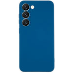 For Samsung Galaxy S23 Liquid Silicone Texture Soft TPU Phone Case Arc Edge 2.0mm Thick Drop Protection Back Cover
