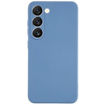 For Samsung Galaxy S23 Liquid Silicone Texture Soft TPU Phone Case Arc Edge 2.0mm Thick Drop Protection Back Cover