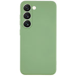 For Samsung Galaxy S23 Liquid Silicone Texture Soft TPU Phone Case Arc Edge 2.0mm Thick Drop Protection Back Cover