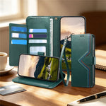 For Xiaomi Redmi Note 17 Pro 5G Case Wallet Stand Multi-color Stitching Leather Phone Cover with Wrist Strap
