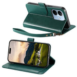 For Xiaomi Redmi Note 17 Pro 5G Case Wallet Stand Multi-color Stitching Leather Phone Cover with Wrist Strap
