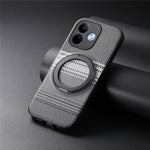 Xiaomi Redmi Note 17 Pro 5G Magnetiskt Skal Roterande Stativ PU Läder + PC + TPU mobilskal