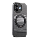 Xiaomi Redmi Note 17 Pro 5G Magnetiskt Skal Roterande Stativ PU Läder + PC + TPU mobilskal