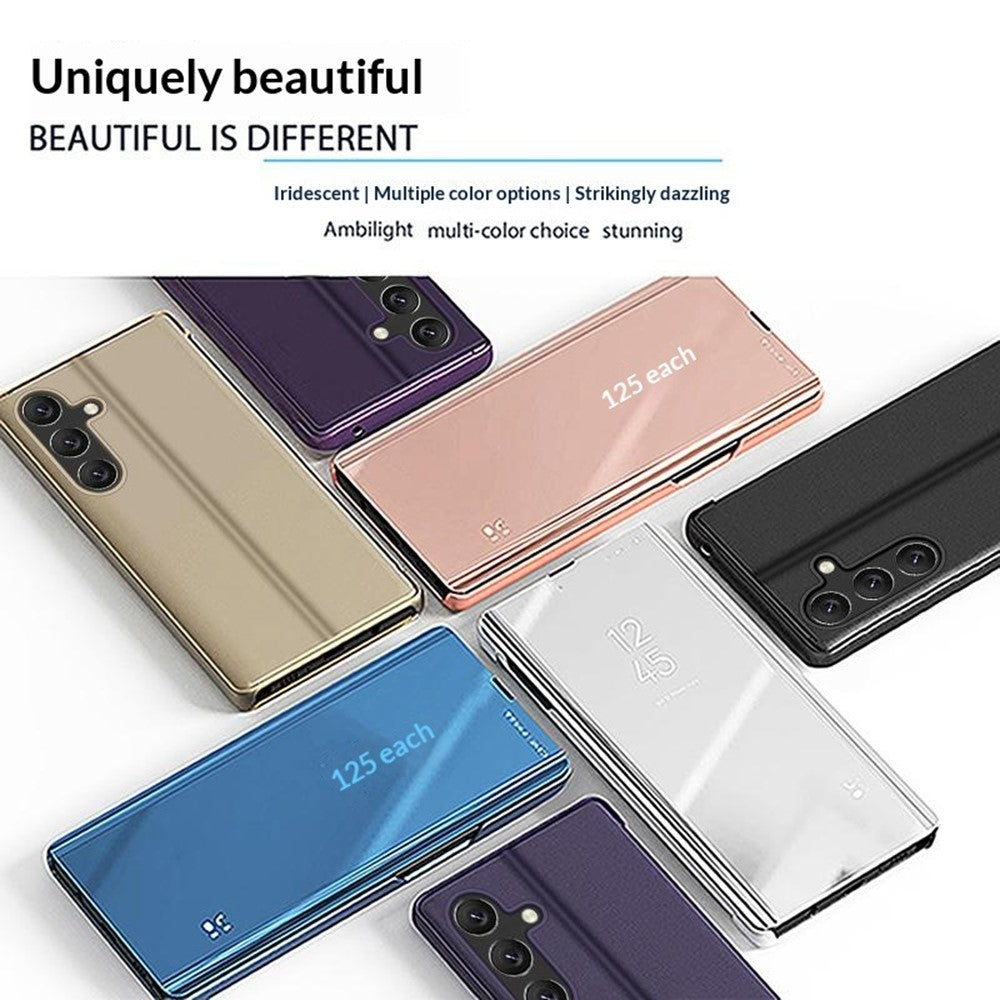 Samsung Galaxy S26 FE Flipfodral i Läder med Stativ Heltäckande Skyddande mobilfodral
