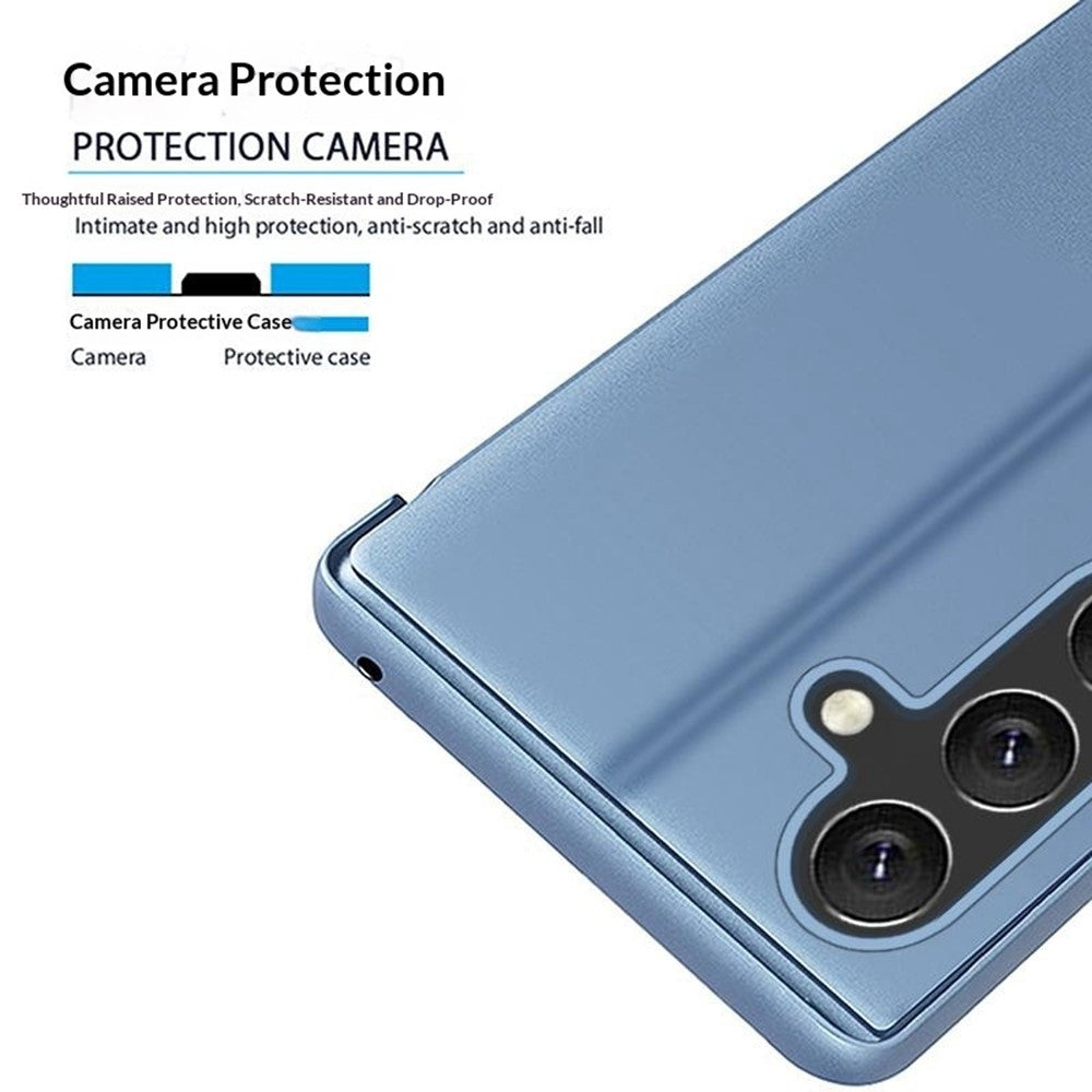 Samsung Galaxy S26 FE Flipfodral i Läder med Stativ Heltäckande Skyddande mobilfodral