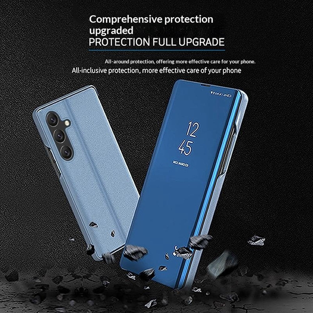 Samsung Galaxy S26 FE Flipfodral i Läder med Stativ Heltäckande Skyddande mobilfodral