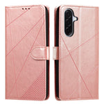 Samsung Galaxy A56 5G Plånboksfodral Justerbart Stativ Magnetiskt Spänne Avtryck Fyrkantigt Läderflikfodral