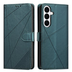 Samsung Galaxy S25+ / S24+ Plånboksfodral Justerbart stativ Magnetiskt spänne Avtryck Fyrkantigt Läderflikfodral