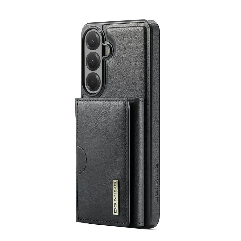 DG.MING M6-serien för Samsung Galaxy S26 FE-skal magnetiskt RFID-blockerande plånbok PU + PC + TPU-mobilskal