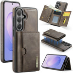 DG.MING M6-serien för Samsung Galaxy S26 FE-skal magnetiskt RFID-blockerande plånbok PU + PC + TPU-mobilskal