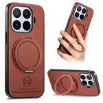 For Xiaomi 17T Case Rotatable Kickstand Jeans Cloth Texture Leather Anti-Fall Phone Back Cover