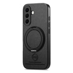 Mobilcover til Samsung Galaxy A18 4G / A18 5G / A17 4G / A17 5G, roterbart stativ, denimtekstur, læder, stødsikkert bagcover