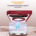 For Xiaomi 18 Fold Case Rotatable Ring Kickstand Phone Cover with Tempered Glass Screen Protector
