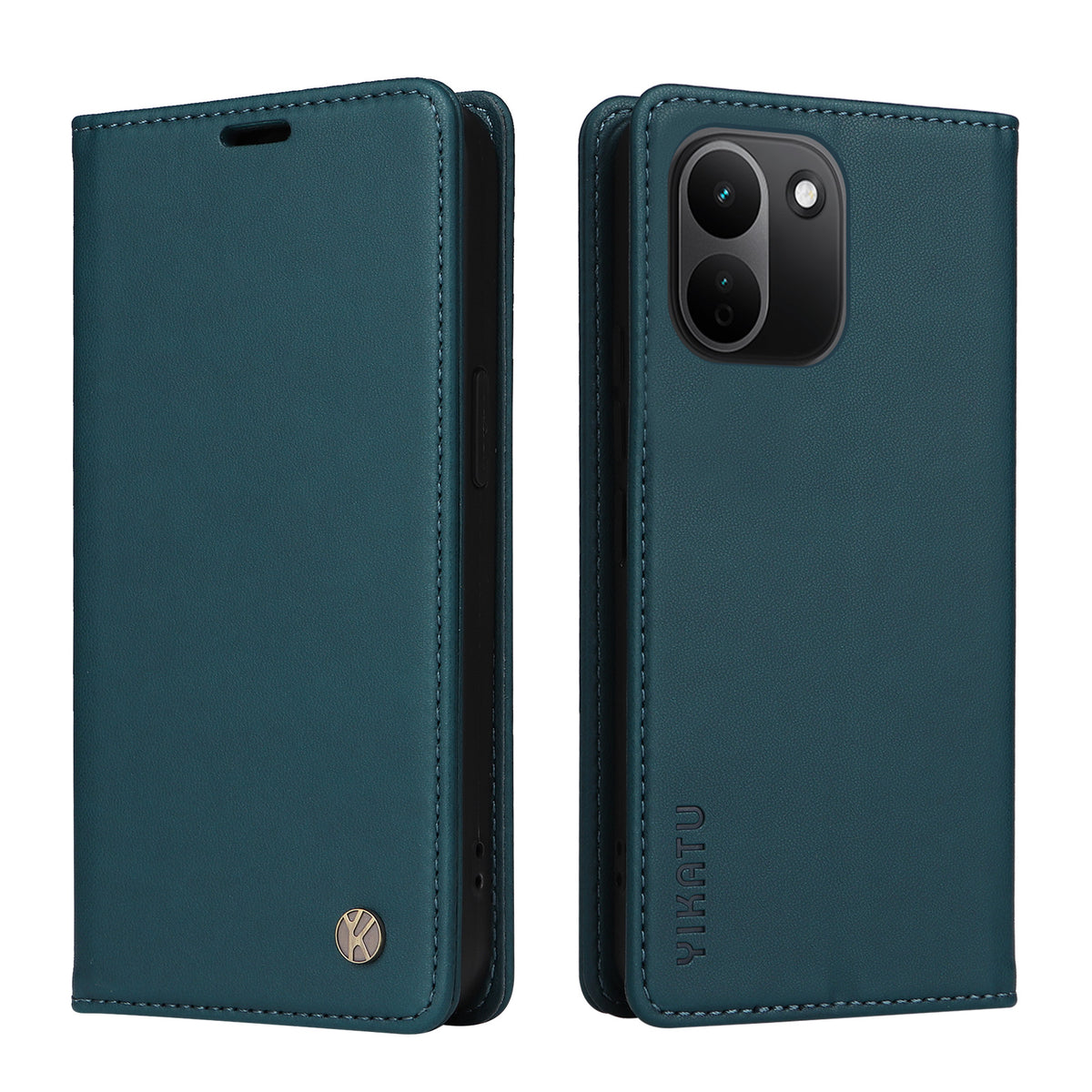 YIKATU för Xiaomi Redmi Note 17 Pro+ 5G / Xiaomi Redmi Note 17 Pro Max 5G YK-001 mobilskal Magnetisk Stängning PU-läder Mobilskal