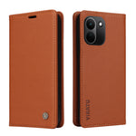 YIKATU för Xiaomi Redmi Note 17 Pro+ 5G / Xiaomi Redmi Note 17 Pro Max 5G YK-001 mobilskal Magnetisk Stängning PU-läder Mobilskal