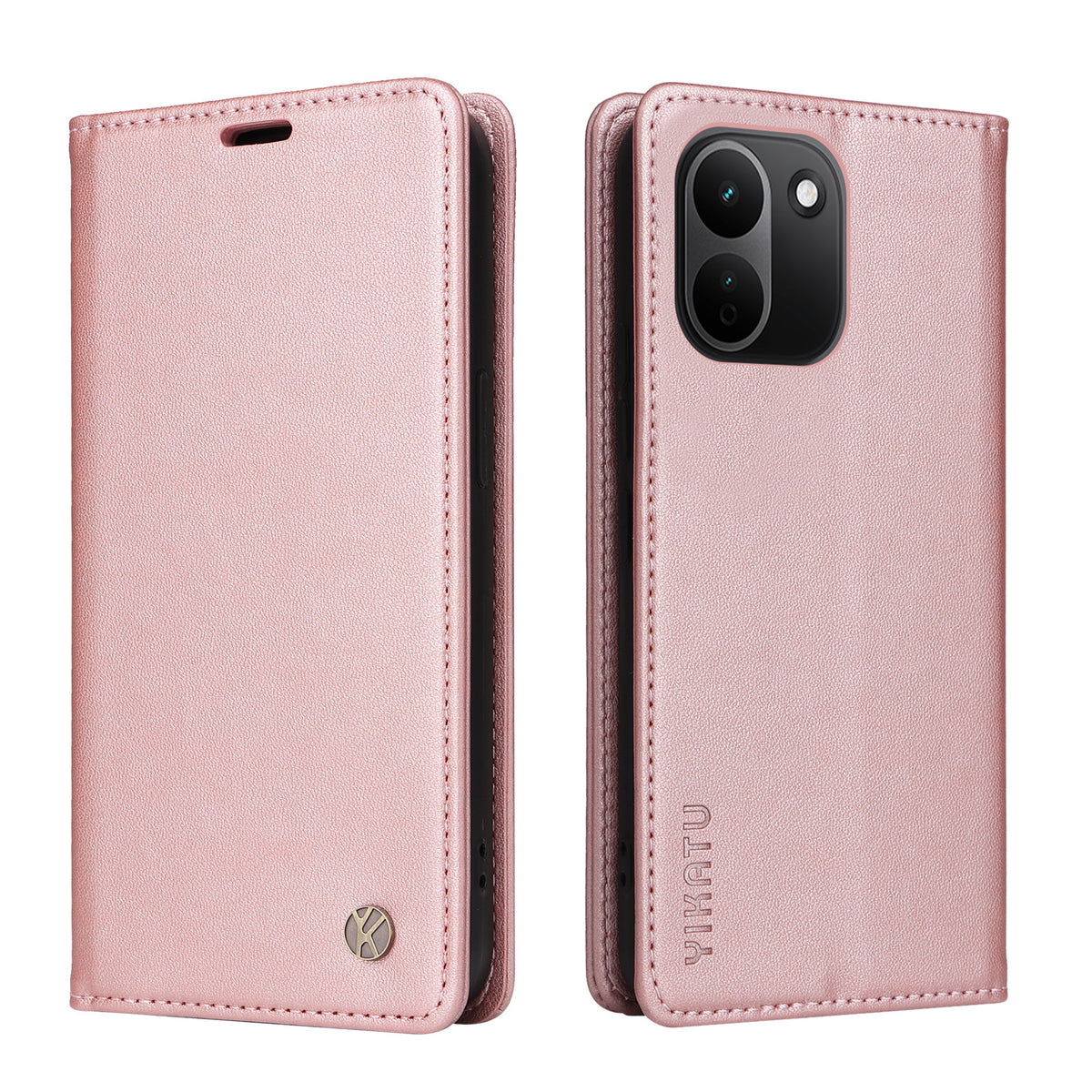 YIKATU för Xiaomi Redmi Note 17 Pro+ 5G / Xiaomi Redmi Note 17 Pro Max 5G YK-001 mobilskal Magnetisk Stängning PU-läder Mobilskal