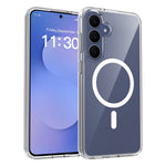 For Samsung Galaxy S26 FE  /  S25 FE Magnetic Case 2.0mm Scratch Resistant TPU + PC Phone Cover