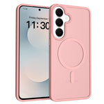 Magnetisk etui til Samsung Galaxy S26 FE / S25 FE med TPU-ramme, akrylbagside og berøringsskærm