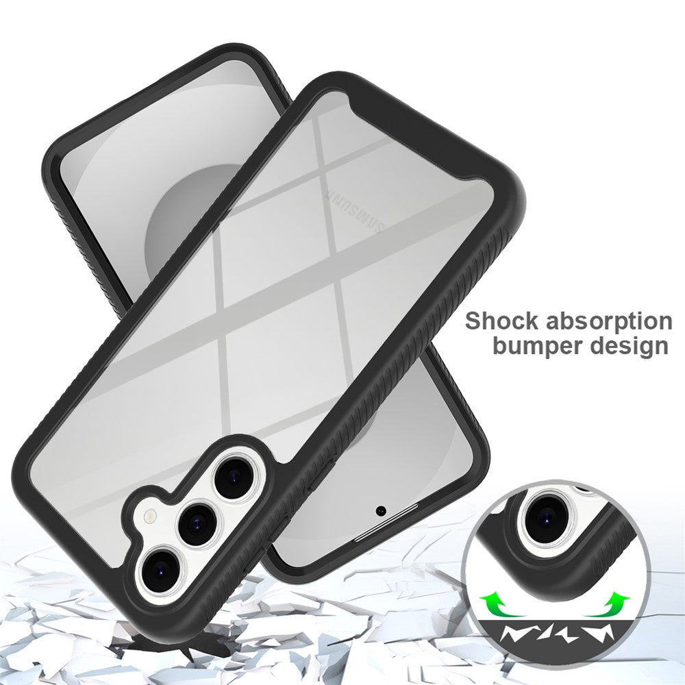 Samsung Galaxy S26 FE / S25 FE-skal, fallskyddande 2-i-1 PC + TPU-mobilskal