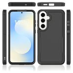 Samsung Galaxy S26 FE / S25 FE-skal 2-i-1 PC + TPU stötsäkert mobilskal