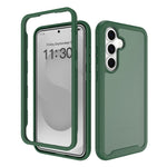 Samsung Galaxy S26 FE / S25 FE-skal, genomskinligt matt, anti-fingeravtrycksskyddande PC + TPU 2-i-1-mobilskyddsskal