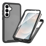 Samsung Galaxy S26 FE / S25 FE-skal Genomskinligt matt PC + TPU-mobilskal med PET-skärmfilm