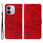 Xiaomi Redmi Note 17 Pro 5G Plånboksfodral Läderfodral med Blommigt Fjärilstryck, Stativ