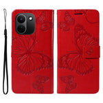 Xiaomi Redmi Note 17 Pro+ 5G / Xiaomi Redmi Note 17 Pro Max 5G Plånboksfodral Läderfodral med Blommig Fjäril och Mönster, mobilfodral med Stativ