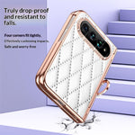 Xiaomi 18 Fold-skal, vadderat läderfodral med ringhållare/skärmfilm