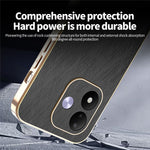 KADEM-mobilcover til Xiaomi Redmi Note 17 5G (Global) / 17 4G (Global) / 17 (Indien/Kina) 5G, galvaniseret silkestruktur, PU + TPU-mobilcover til bagsiden