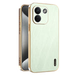 KADEM For Xiaomi Redmi Note 17 Pro Max 5G  /  17 Pro+ 5G Phone Case Electroplating Silk Texture PU + TPU Phone Back Cover