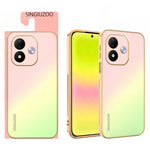 SINGIUZOO mobilskal för Xiaomi Redmi Note 17 5G (Global) / 17 4G (Global) / 17 (Indien/Kina) 5G Elektropläterad AG Matt Gradient Färg PC + TPU Skal