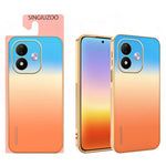 SINGIUZOO mobilskal för Xiaomi Redmi Note 17 5G (Global) / 17 4G (Global) / 17 (Indien/Kina) 5G Elektropläterad AG Matt Gradient Färg PC + TPU Skal