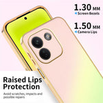 SINGIUZOO Skal för Xiaomi Redmi Note 17 Pro Max 5G / 17 Pro+ 5G, elektropläterat AG-material, matt tonad färg, PC + TPU, mobilskal
