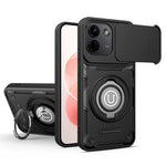 mobilskal med glidande kameraskydd för Xiaomi Redmi Note 17 Pro 5G / Note 17 Pro+ 5G / Note 17 Pro Max 5G, ringstöd PC + TPU-baksida