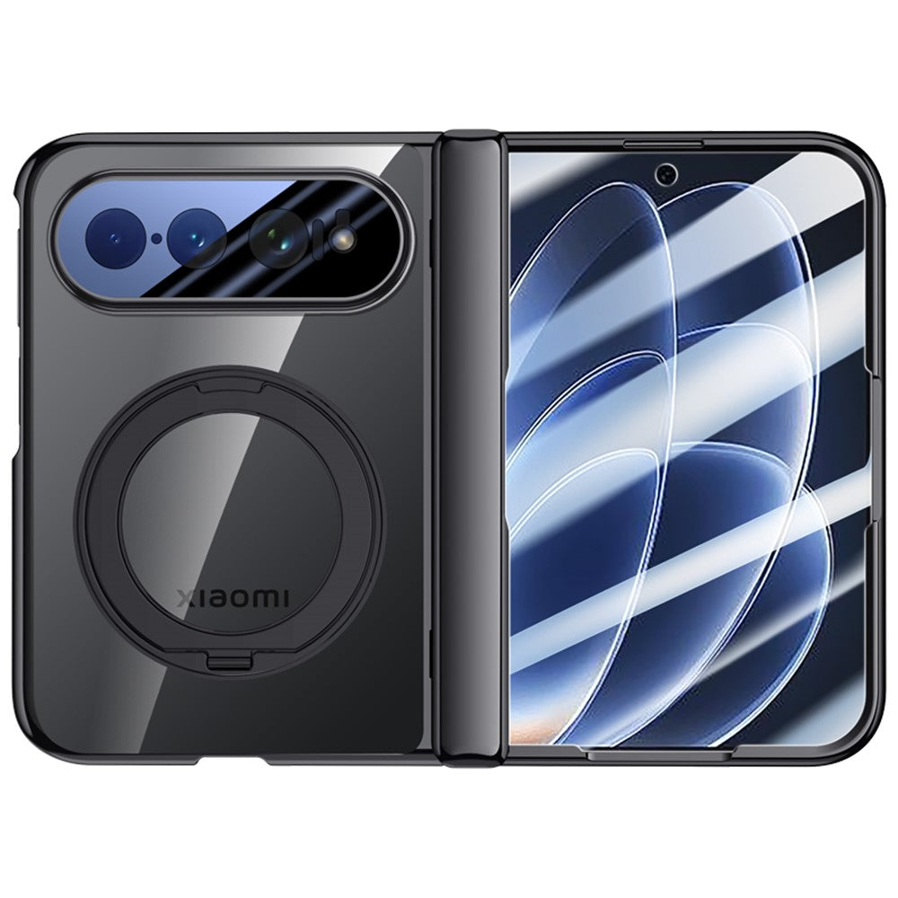 Xiaomi 18 Fold Magnetiskt Skal Stöd Galvaniserat PC mobilskydd Inbyggt Skärmskydd