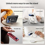 Xiaomi 18 Fold Magnetiskt Skal Stöd Galvaniserat PC mobilskydd Inbyggt Skärmskydd