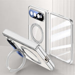 Xiaomi 18 Fold Magnetiskt Skal Stöd Galvaniserat PC mobilskydd Inbyggt Skärmskydd
