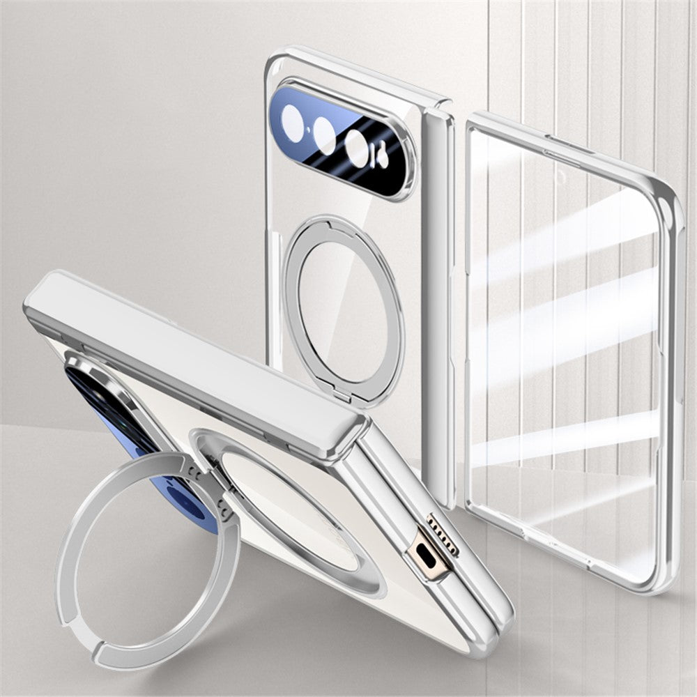 Xiaomi 18 Fold Magnetiskt Skal Stöd Galvaniserat PC mobilskydd Inbyggt Skärmskydd