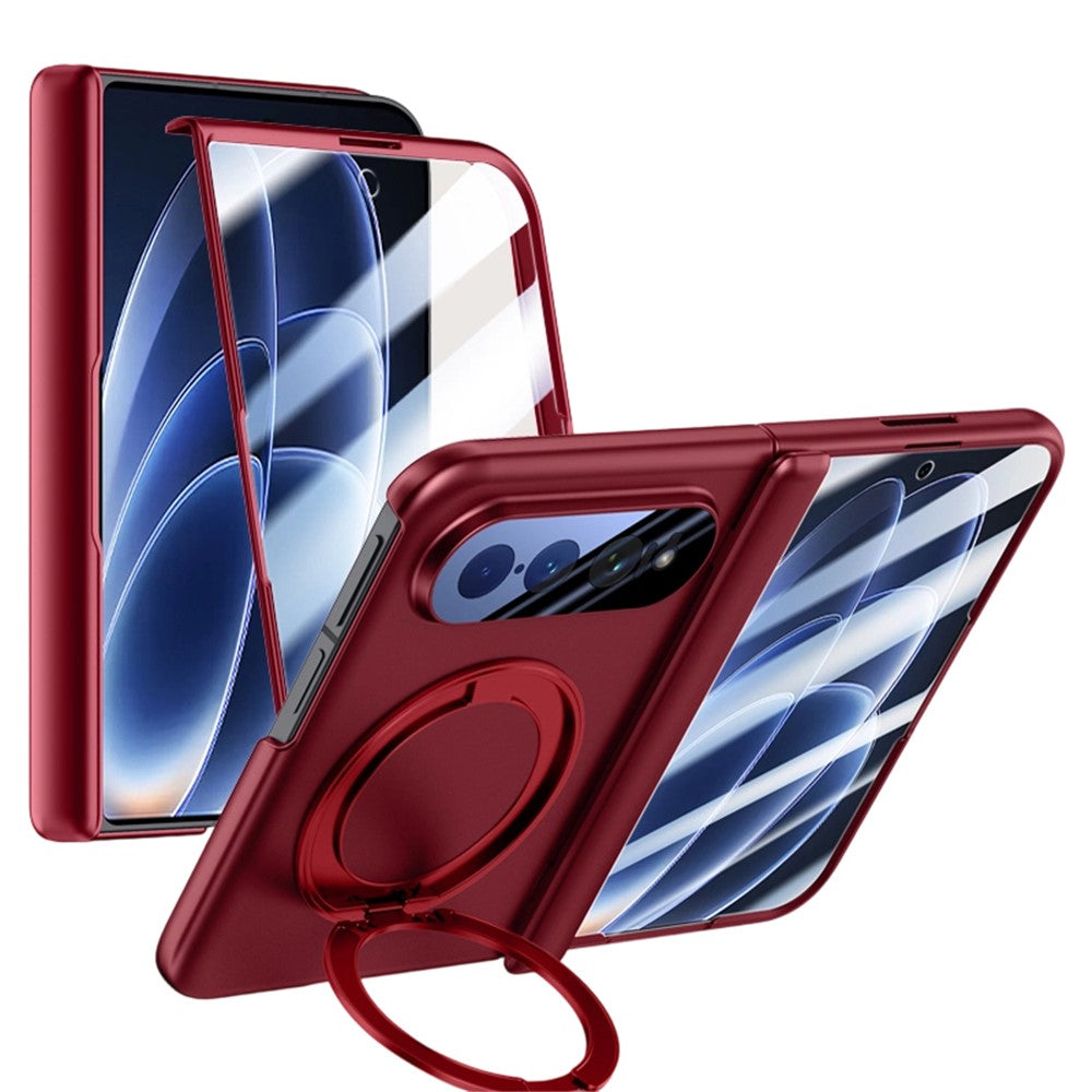 Xiaomi 18 Fold Fodral Stativ Skin Touch PC mobilskydd Inbyggt Skärmskydd