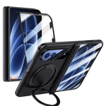 Xiaomi 18 Fold Fodral Stativ Skin Touch PC mobilskydd Inbyggt Skärmskydd