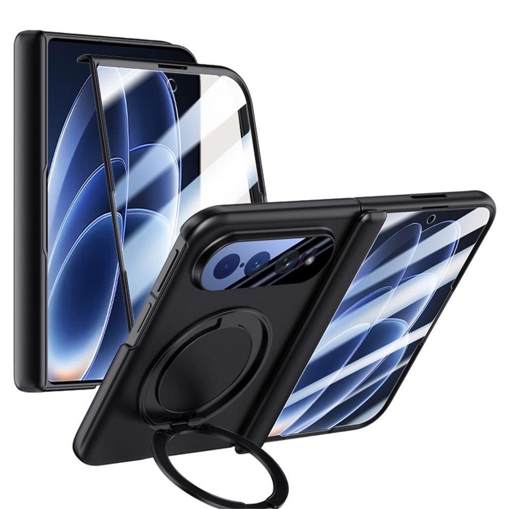 Xiaomi 18 Fold Fodral Stativ Skin Touch PC mobilskydd Inbyggt Skärmskydd