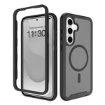 Samsung Galaxy S26 FE / S25 FE Magnetiskt mobilskal Avtagbart 2-i-1 Genomskinligt Matt PC TPU Bakstycke
