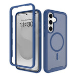 Samsung Galaxy S26 FE / S25 FE Magnetiskt mobilskal Avtagbart 2-i-1 Genomskinligt Matt PC TPU Bakstycke