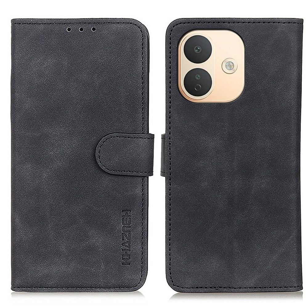 KHAZNEH for Xiaomi Redmi Note 17 Pro 5G Case PU Leather Retro Texture Phone Cover