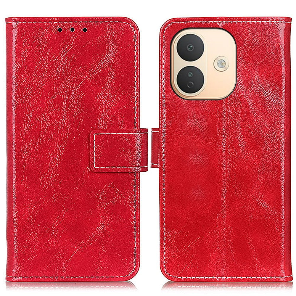 For Xiaomi Redmi Note 17 Pro 5G Case Wallet Leather Phone Cover Crazy Horse Texture