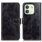 For Xiaomi Redmi Note 17 Pro+ 5G Case Wallet Leather Phone Cover Crazy Horse Texture
